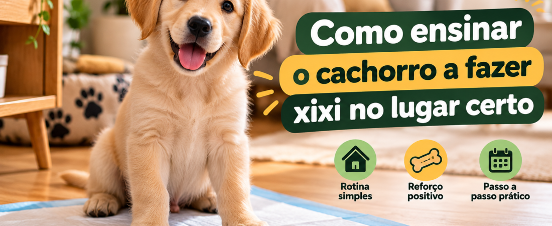 Como ensinar o cachorro fazer xixi no lugar certo