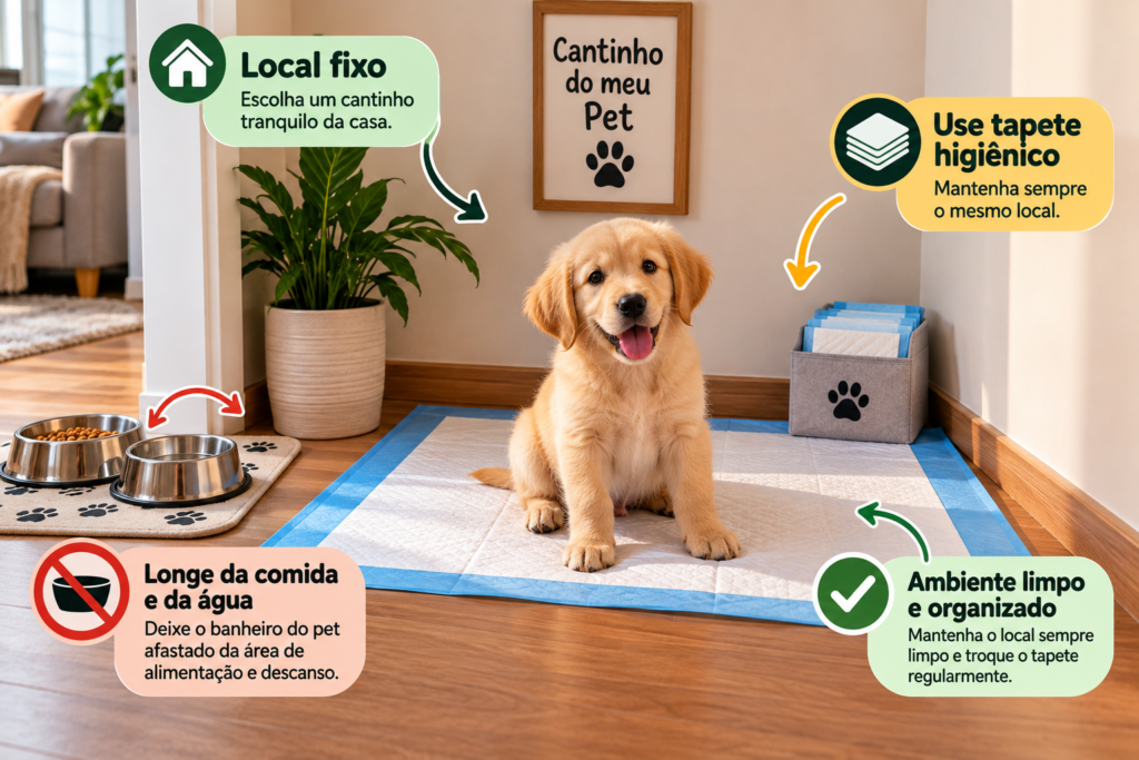como ensinar cachorro a fazer xixi no lugar certo
